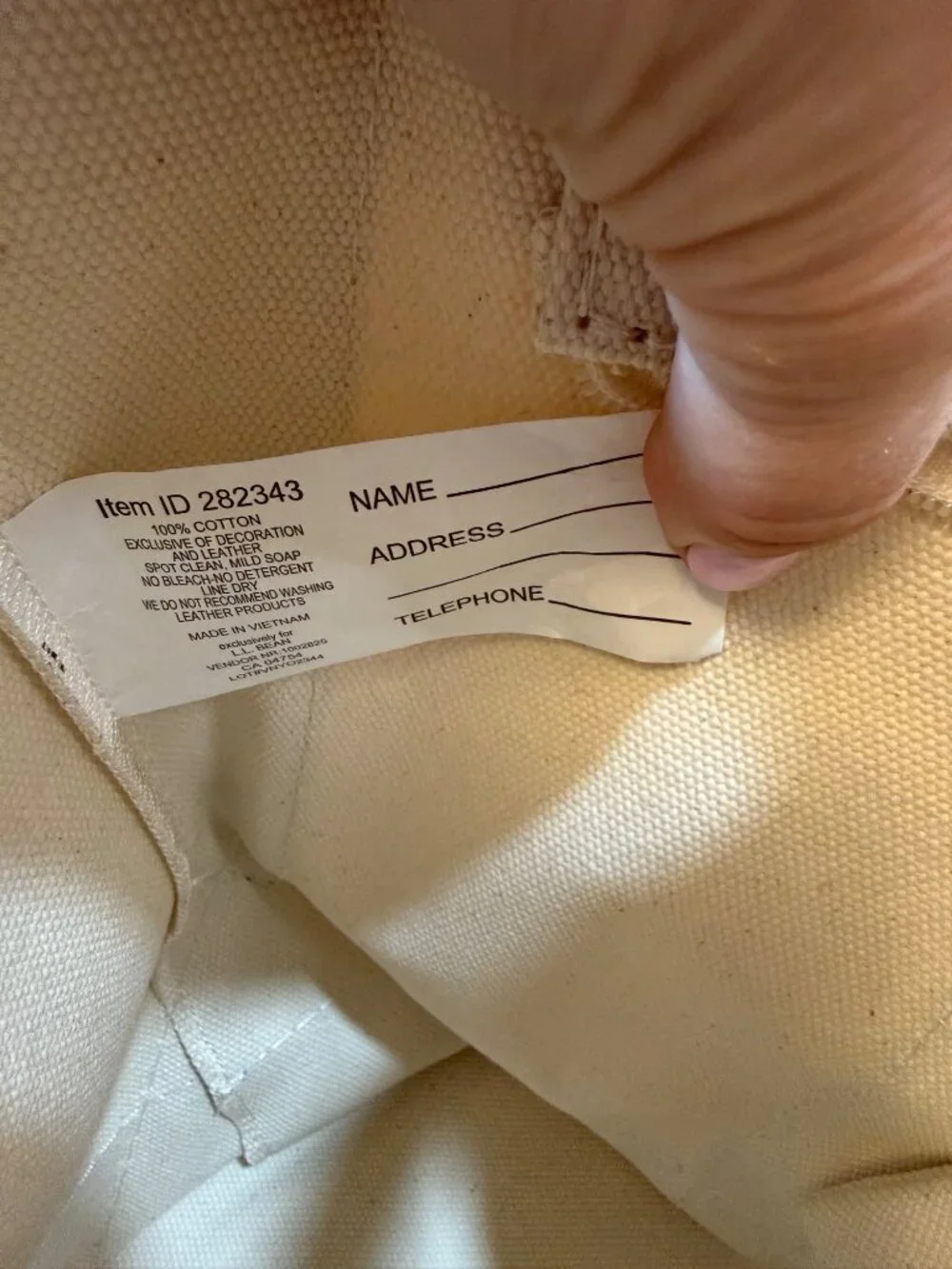 L.L. Bean Boat and Tote Crossbody Pool Blue Straps Exclusive Limited - Picture 5 of 5